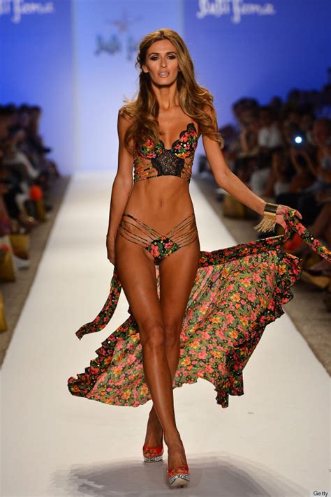 Miami Swim Week Bikini Almost Reveals Too Much On Bottom Photos Huffpost Life