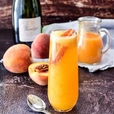 Peach Bellini Recipe Champagne Besto Blog