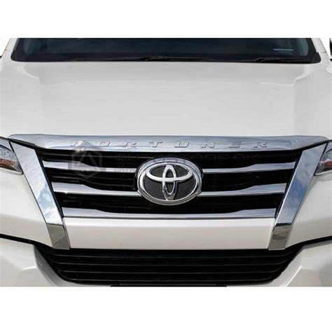 Toyota Fortuner Hood Chrome Garnish 2016 2021 Autostore Pk