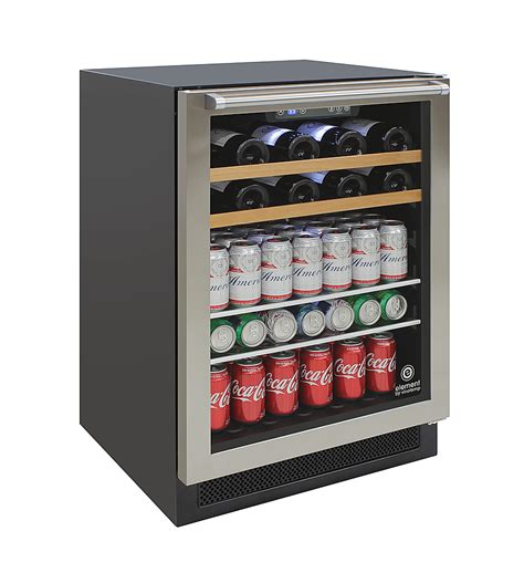 Best Buy Vinotemp 24 Inch Wine And Beverage Cooler With Top Handle Stainless Steel El 24thwb