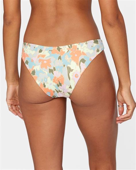 On The Road Low Rise Medium Coverage Bikini Bottom Chai Cai Rvca