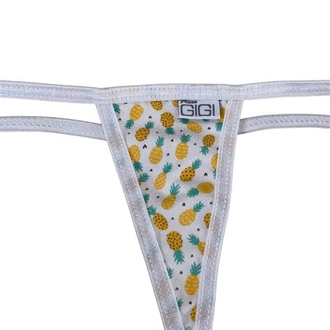 Mini Pineapple Micro Thong G String Panty Tiny Sexy Minimal Coverage