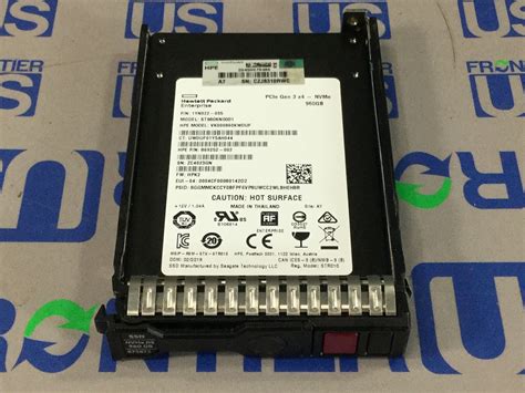 Used Hpe Gb Sff Nvme X Ri Ssd Sc In Vk Kwduf