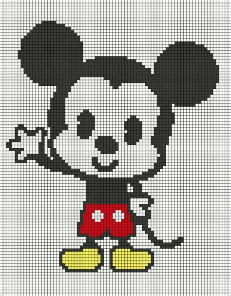 pixel art mickey facile 31 Idées et designs pour vous inspirer en