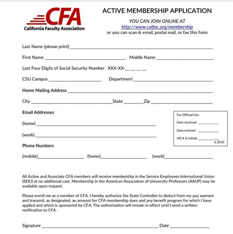 59 Membership Form Templates For Associations • Glue Up