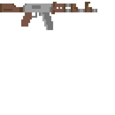 Pixilart AK 47 Pixel Power By Anonymous