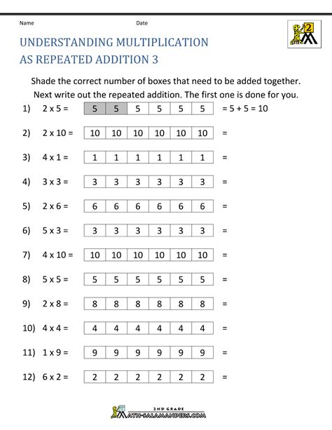 Multiply By 3 Worksheet Pdf