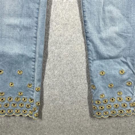 New Lilly Pulitzer South Ocean Skinny Cropped Jeans Gem