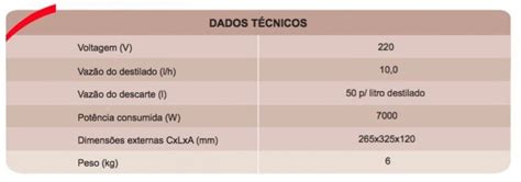 Destilador de Água Marte Pilsen 10l Brum Balanças