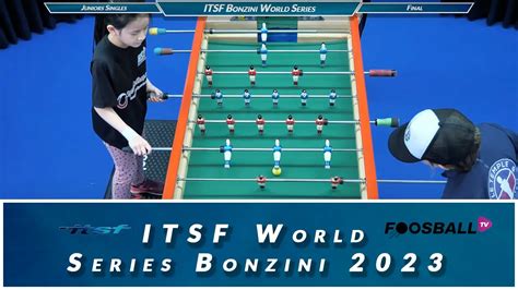 ITSF World Series Bonzini 2023 Juniors Singles Final YouTube