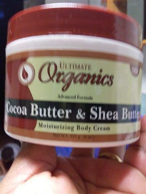 Africas Best Ultimate Organics Cocoa Butter And Shea Butter Moisturizing Body Cream 227 G