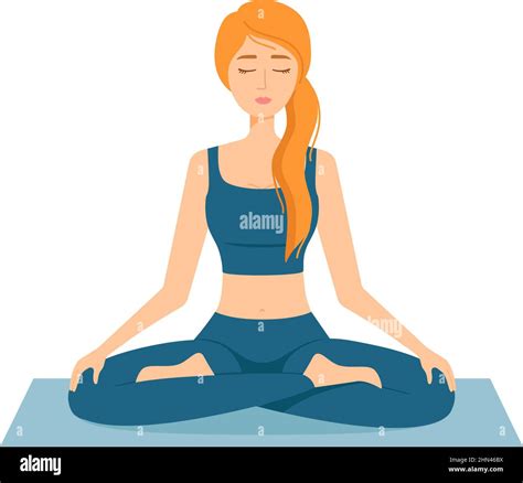 Mujer meditadora Niña en posición de loto practicando yoga