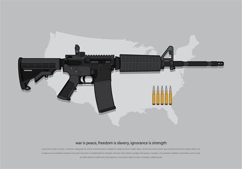 AR15 American Army 127362 Vector Art at Vecteezy