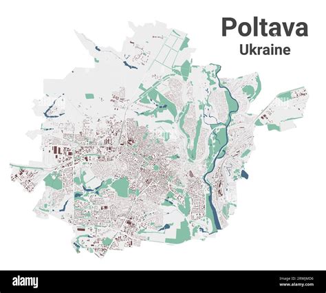 Poltawa Karte Stock Vektorgrafiken Kaufen Alamy