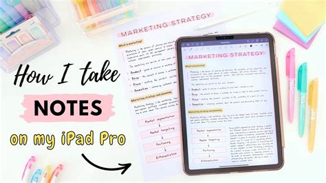 How I Take Notes On My Ipad Tips For Pretty And Effective Note Taking