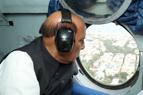 Shri Rajnath Singh Conducts An Aerial Survey Of Areas Ravaged By