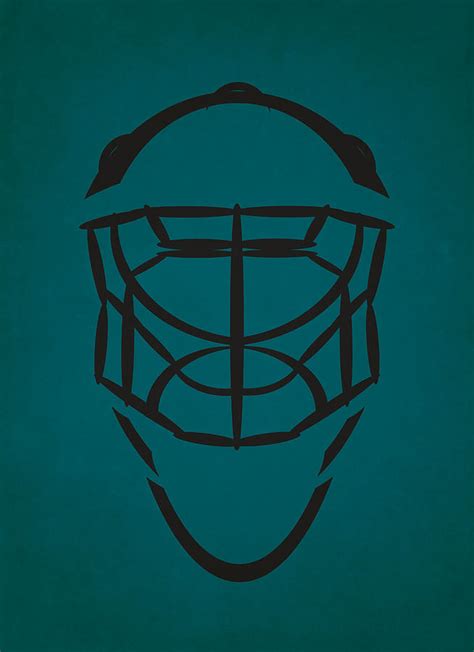 San Jose Sharks Goalie Mask Photograph by Joe Hamilton | Fine Art America