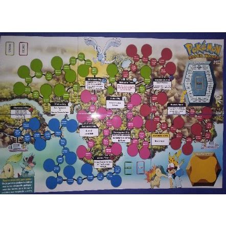 Pokemon Mestre dos treinadores 2ª geração Johto Board Game em portugues