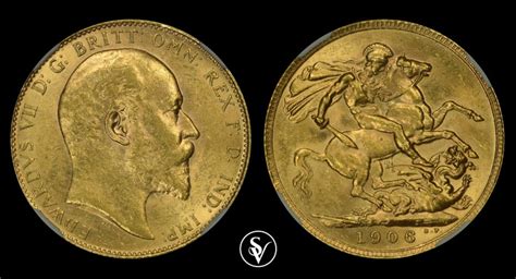 Edward Vii Gold Sovereign Ms Ngc Coins And Collectables