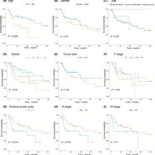 Kaplanmeier Overall Survival Curves For Patients With Myofibroblastic