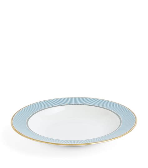 Wedgwood Green Bone China Helia Soup Plate 15cm Harrods UK