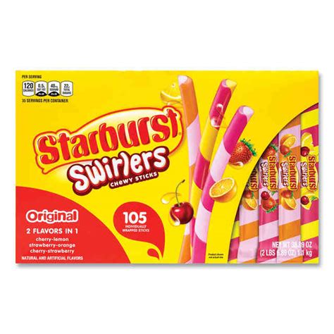 swirlers chewy candy sticks  starburst grr ontimesuppliescom