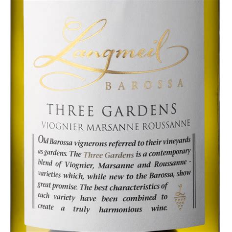 Langmeil Three Gardens Viognier Marsanne Roussanne Winepilot