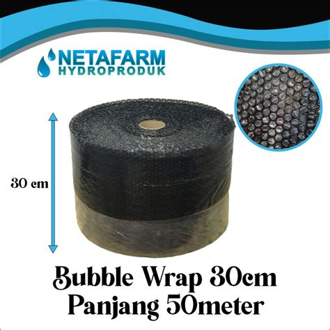 Jual Bubble Wrap Hitam Putih Lebar Cm Panjang M Roll