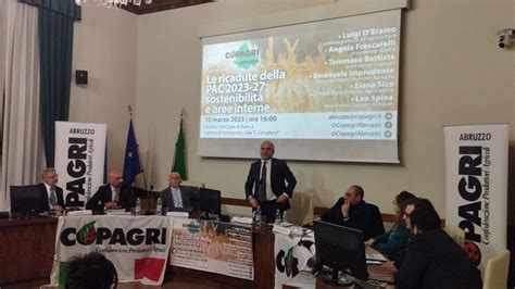 CONVEGNO DI COPAGRI ABRUZZO SU PAC SOSTENIBILITÀ ED AREE INTERNE