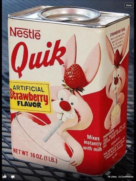 Retro Nesquik Childhood Memories Vintage Packaging Memories