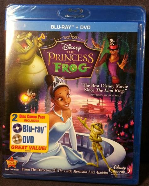 The Princess And The Frog Blu Ray Dvd Disc Set Factory