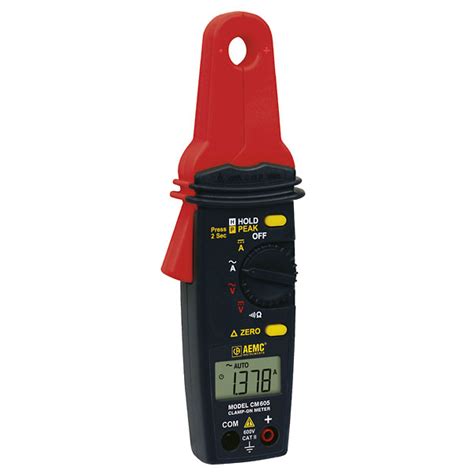 Aemc Cm605 Low Current Clamp Meter 100 A Ac Dc From Cole Parmer