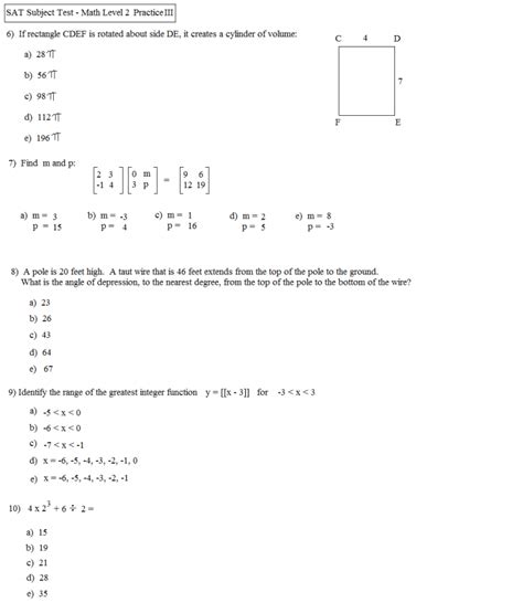 Sat Geometry Questions And Answers Pdf