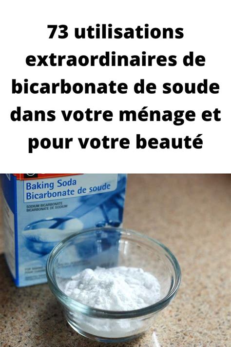 Utilisations Extraordinaires De Bicarbonate De Soude Dans Votre