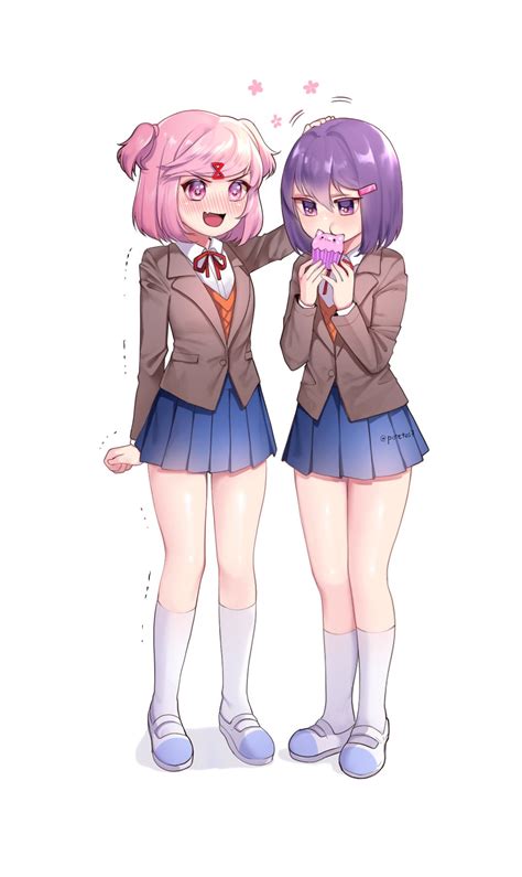 Safebooru 2girls D Alternate Breast Size Alternate Hair Length