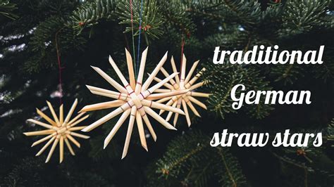 How To Make Traditional German Straw Stars 12daysofyule Youtube