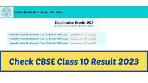 Cbse Result Class Declared On Cbseresults Nic In Results Gov In