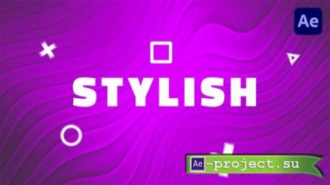 Videohive Stylish Rhythmic Typography Opener Project For