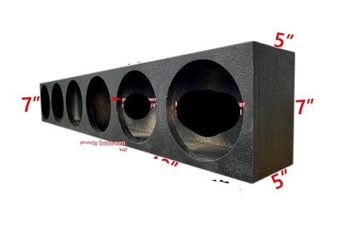 6 6 5 Speaker Box Speaker Enclosure 5 375 Hole Coaxial Car Speaker Ak Audio