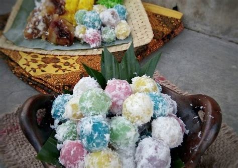 Resep Klepon Singkong Pelangi Oleh Ani Maghfiroh Cookpad