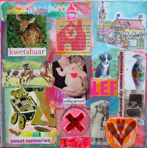 Maak Zelf Een Kunst Collage Collage Art Collage Creative Tutorials