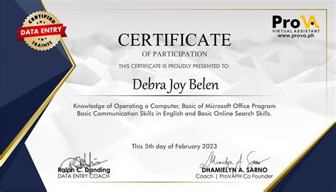 Debra Joy Belen Data Entry Specialist Myprofile