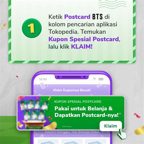 Tokopedia On Twitter Ketik Postcard Bts Di Kolom Pencarian