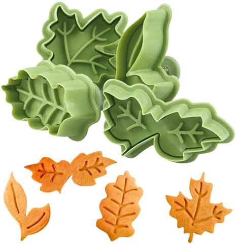 Amazon Fall Leaves 8 Piece Leaf Cookie Cutter Set Maple Leaf