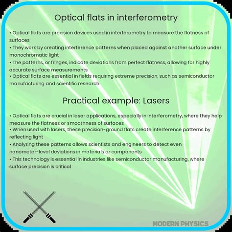 Optical Flats In Interferometry Precision Clarity And Utility