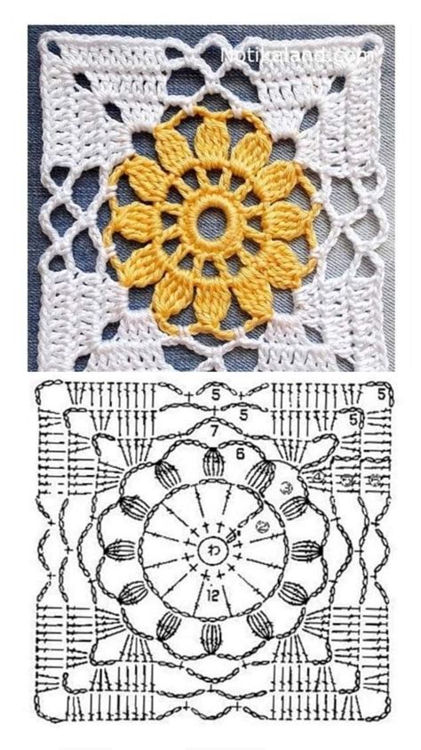 Crochet doily crochet flowers patterns – Artofit