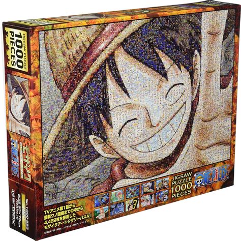 Ensky Quebra Cabe A One Piece Mosaico Art Pe As Luffy X