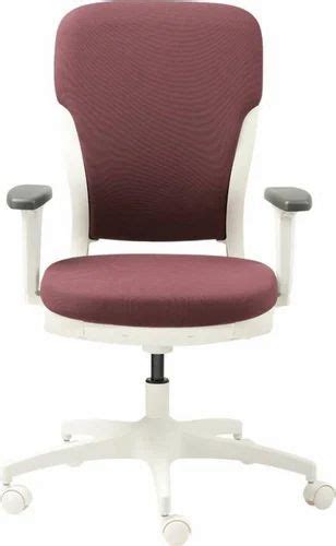 Leather High Back Godrej Office Chair Fixed Arm Black At Best Price