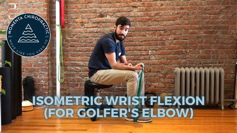 Isometric Wrist Flexion For Golfer S Elbow Medial Epicondylitis Youtube