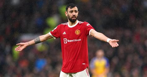 Manchester Uniteds Bruno Fernandes During The Premier League Match V